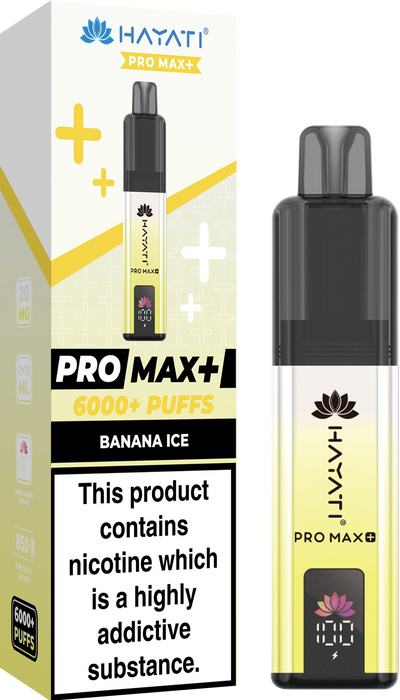 Hayati Pro Max + 6000 Puff Pod Kit