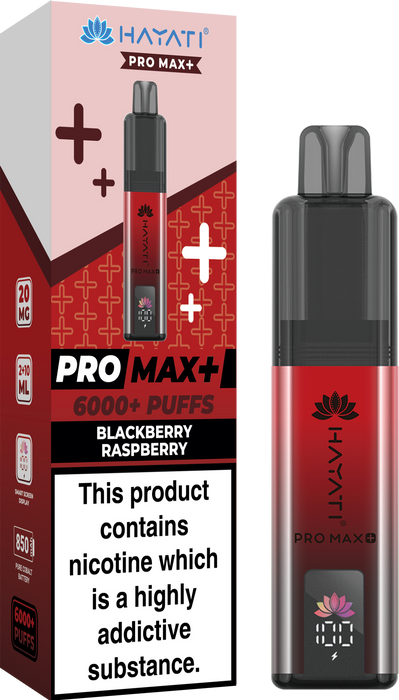 Hayati Pro Max + 6000 Puff Pod Kit
