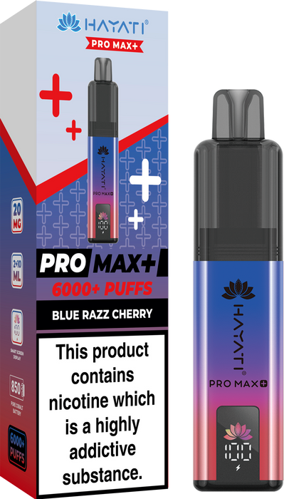 Hayati Pro Max + 6000 Puff Pod Kit