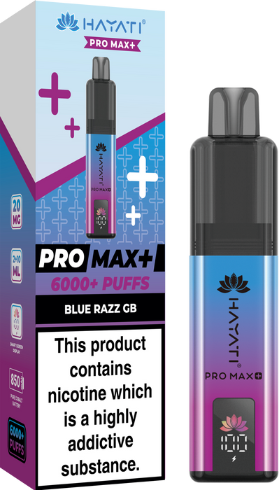 Hayati Pro Max + 6000 Puff Pod Kit