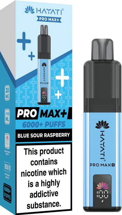 Hayati Pro Max + 6000 Puff Pod Kit