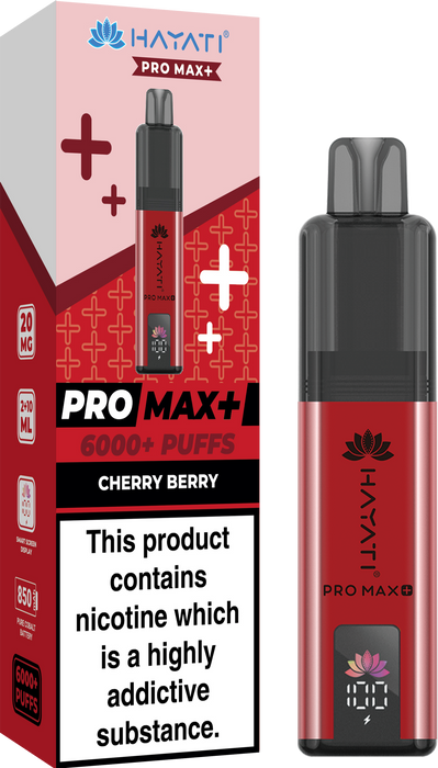 Hayati Pro Max + 6000 Puff Pod Kit