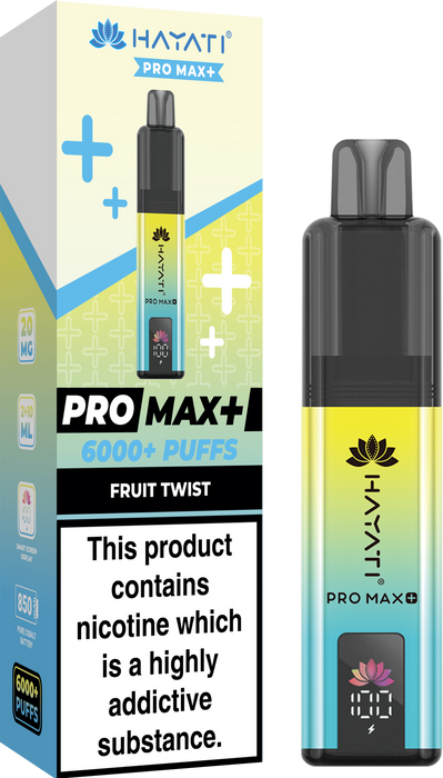 Hayati Pro Max + 6000 Puff Pod Kit