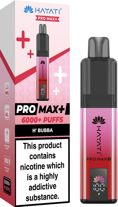 Hayati Pro Max + 6000 Puff Pod Kit