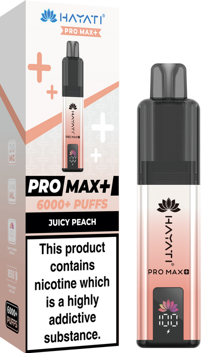 Hayati Pro Max + 6000 Puff Pod Kit