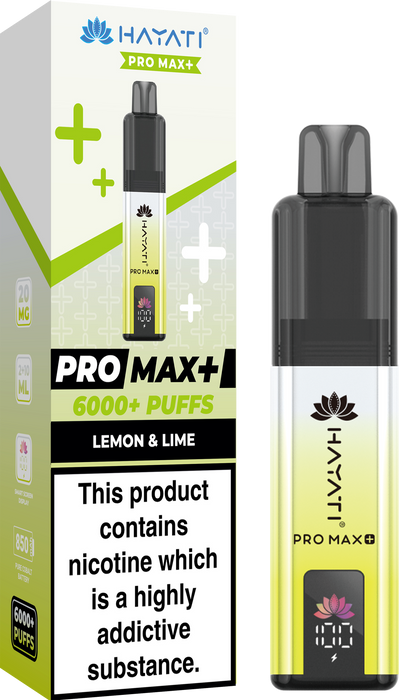 Hayati Pro Max + 6000 Puff Pod Kit