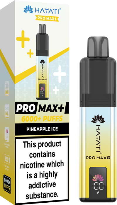 Hayati Pro Max + 6000 Puff Pod Kit