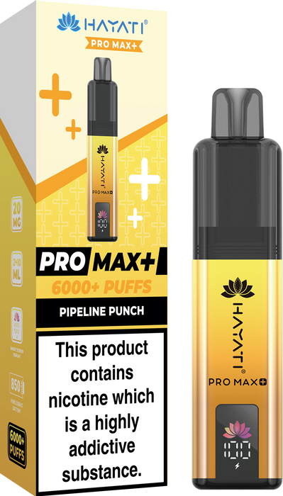 Hayati Pro Max + 6000 Puff Pod Kit