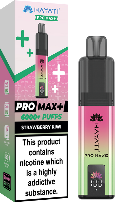 Hayati Pro Max + 6000 Puff Pod Kit