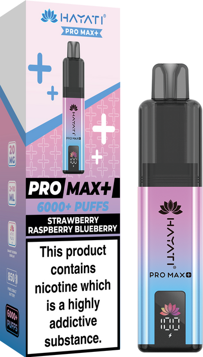 Hayati Pro Max + 6000 Puff Pod Kit
