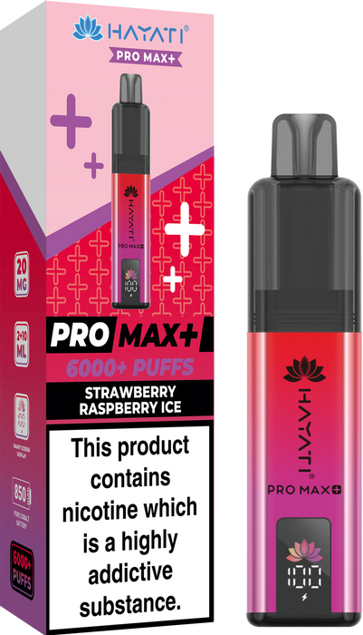 Hayati Pro Max + 6000 Puff Pod Kit