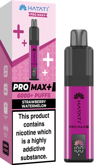 Hayati Pro Max + 6000 Puff Pod Kit