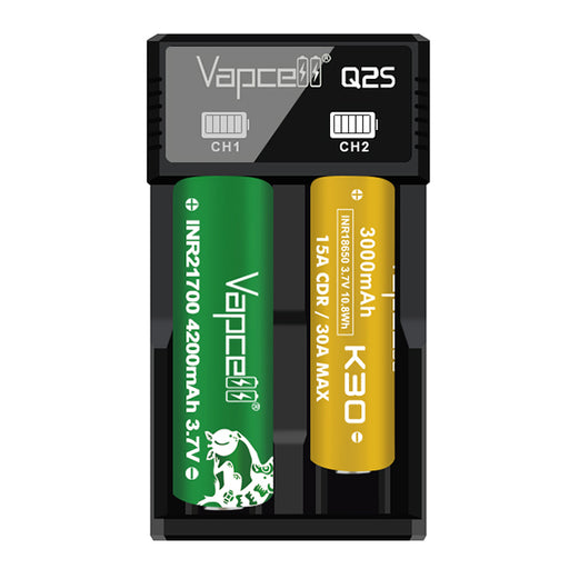 Vapecell Q2S-C 2 Slot Battery Charger