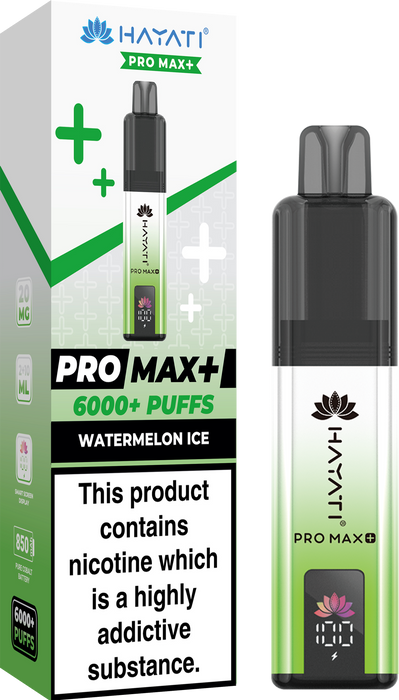 Hayati Pro Max + 6000 Puff Pod Kit