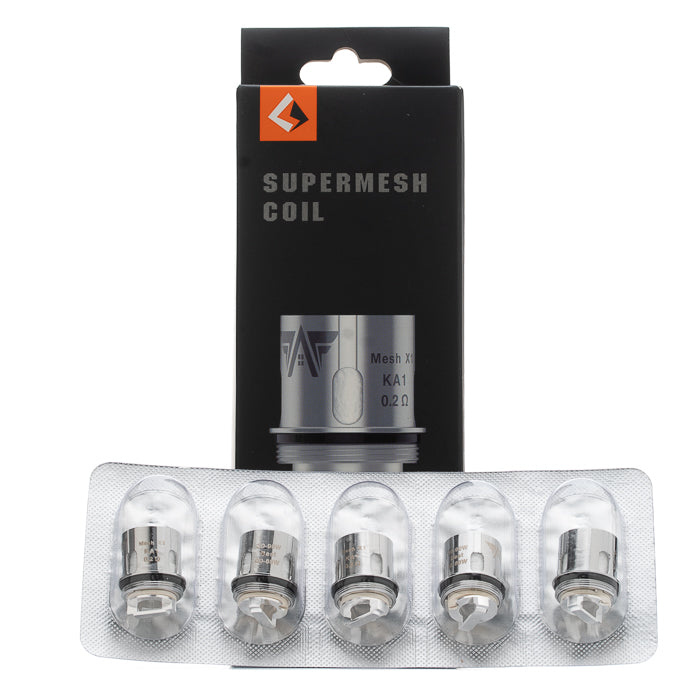 Geek Vape Super Mesh Coils Geek Vape Supermesh X1 Coils (5 Pk) – American  Vape Company Supermesh Replacement Coils Australia